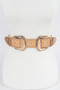 Studded Double Buckle Belt 