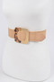 Square Metal Buckle Stretch Belt ​