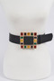 Rhinestone Gemstone Square Plus Size Belt 