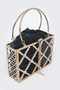 Rhinestone Metal Frame Clutch