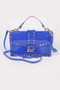 Studded Colorful Transparent Clutch