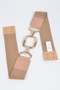Multi Metal Buckle Stretch Plus Size Belt