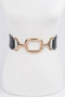 Multi Metal Buckle Stretch Plus Size Belt
