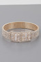 Crystal Block Bracelet