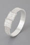Crystal Block Bracelet