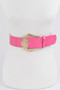 Metal Buckle Enamel Belt
