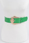 Metal Buckle Enamel Belt