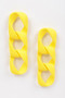 Vivid Color Chain Earring 