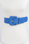 Faux Croc Leather Waist Belt