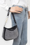Hotfix Micro Suede Crossbody Bag 