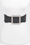 Rhinestone Buckle Elastic Belt 