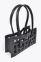 Woven Faux Leather Bag 