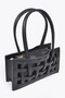 Woven Faux Leather Bag 