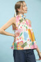 Umgee Multi-Color Floral Halter Neck Boho Top
