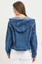 RISEN Basic Denim Jacket with Hoodie