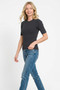 Zenana Viscose Ribbed Round Neck Sweater