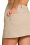 Zenana Cotton Twill Lined Mini Skirts