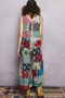 POL Sleeveless Patchwork Wide Leg Jumpsuit