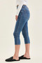 Judy Blue Mid-Rise Stretch Capri Jeans