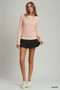 Umgee Layered Twofer Long Sleeve Top