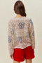 SO ME Seashell Lightweight Sweater Top