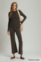 Umgee Brushed Rib Long Sleeve Top