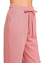 Zenana Drawstring Scuba Joggers with Pockets