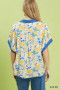 Umgee Floral Print Oversized Top