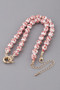 Flower Beaded Necklace 