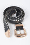 Rhinestone Trimmed Multi Metal Plus Size Belt 