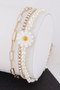 Daisy Flower Toggle Bracelet 