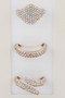 Rhinestone Rings Set 