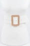 Big Metal Buckle Embossed Plus Size Belt
