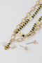 Multi Flower Charms Necklace