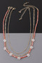 Multi Flower Charms Necklace 