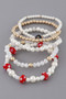 Beaded Mushroom Bracelet