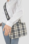 Tweed Plaid Medium Tote Bag 