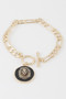 Lion Emblem Toggle Bracelet 
