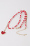 Layered Heart Chain Necklace 