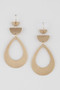 Open Teardrop Earrings 