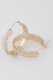 Jewel Chain Hoop Earrings 