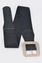 Rhinestone Square Buckle Plus Size Elastic Belt 