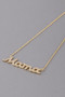 Jeweled Mama Necklace 