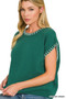 Zenana Stitch Detailed Oversize Sweater