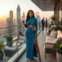 High Slit Side Maxi Skirt Set​