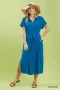 Umgee Collared Belted Midi Dress