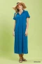 Umgee Collared Belted Midi Dress