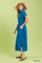 Umgee Collared Belted Midi Dress