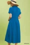 Umgee Collared Belted Midi Dress