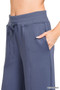 Zenana Scuba Collared Pullover & Center Seam Pants Set